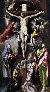 GRECO, El The Crucifixion oil painting artist